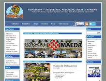 Tablet Screenshot of pescaeturismo.com.br